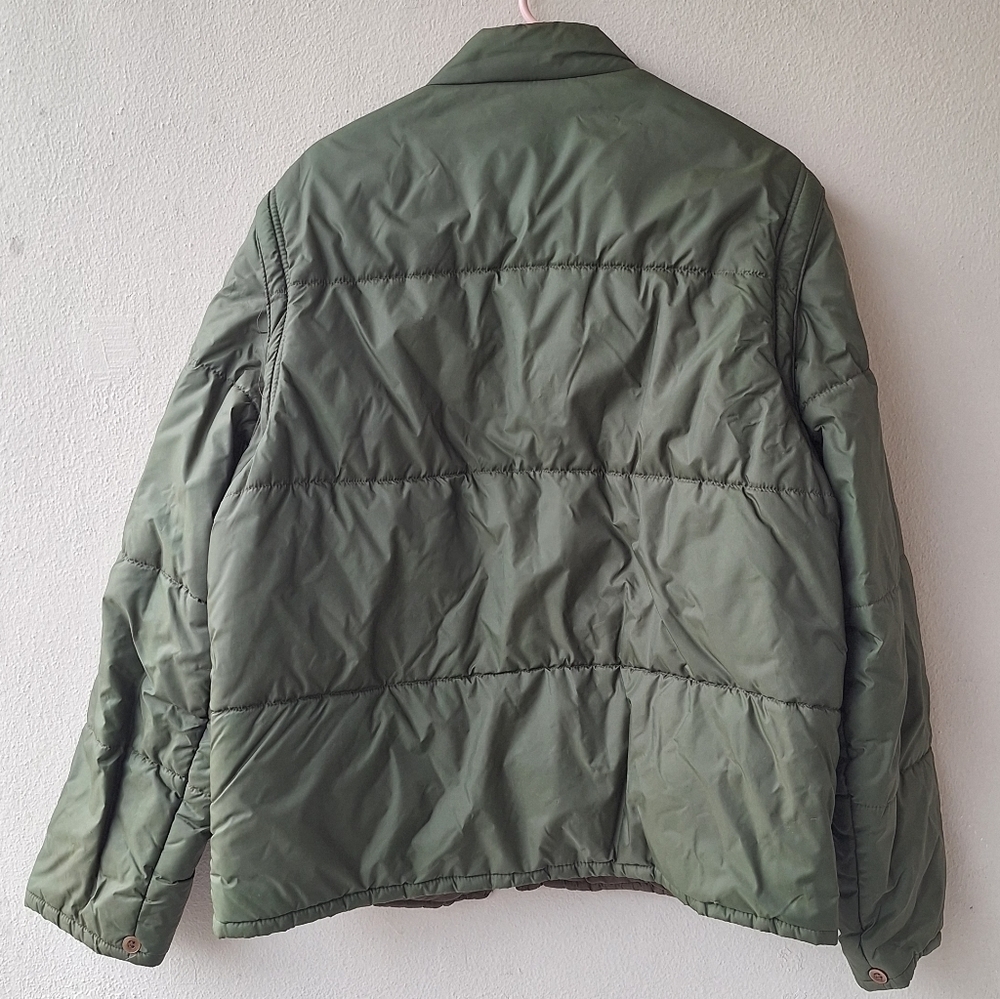 Aberdeen Full Zip Waterproof Green Olive Puffer Coat Size XL - Picture 6 of 10